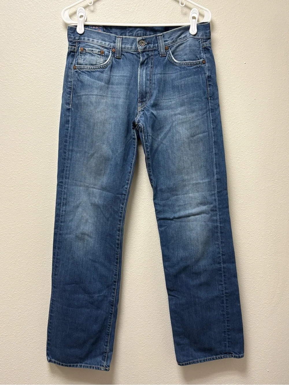 Lucky Brand Men’s Straight Blue Jeans Regular Size 30 Made in America